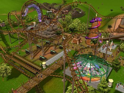 rollercoaster tycoon 3 platinum park entrance maps